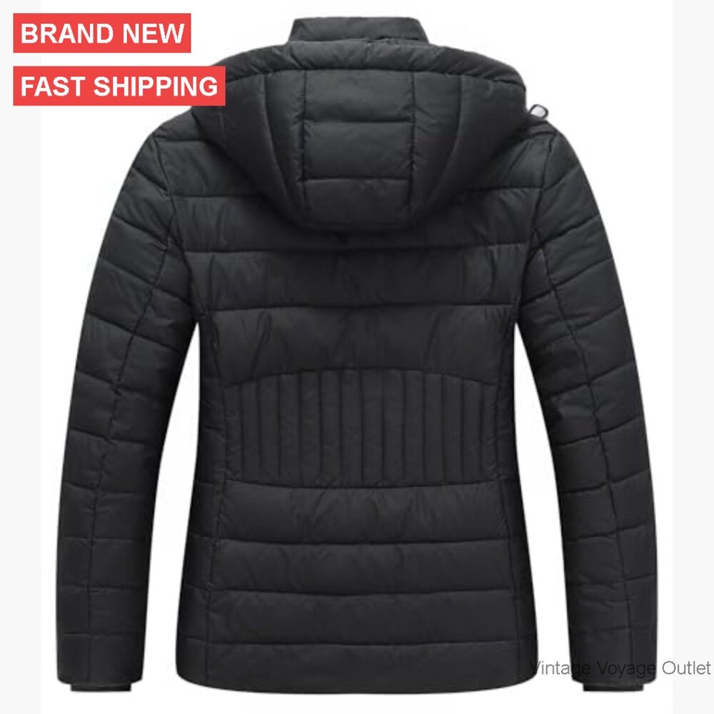 Lightweight Waterproof Down Puffer Jacket, Detach… - image 4